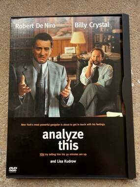 Analyze This DVD 1999 Widescreen Edition Robert De Niro Billy Crystal